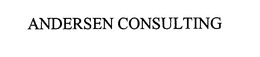 ANDERSEN CONSULTING trademark