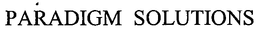 PARADIGM SOLUTIONS trademark