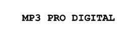 MP3 PRO DIGITAL trademark