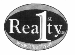 1ST REALTY.US  WWW.1STREALTY.US trademark