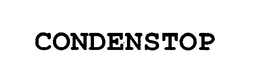 CONDENSTOP trademark