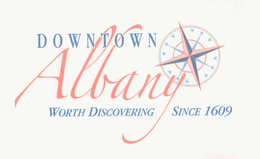 DOWNTOWN ALBANY WORTH DISCOVERING SINCE 1609 trademark