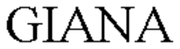 GIANA trademark