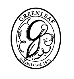 G GREENLEAF ESTABLISHED 1975 trademark