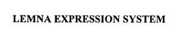 LEMNA EXPRESSION SYSTEM trademark