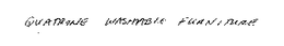 QUATRINE WASHABLE FURNITURE trademark
