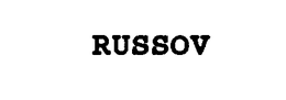 RUSSOV trademark