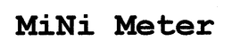 MINIMETER trademark