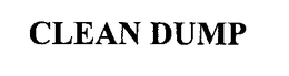 CLEAN DUMP trademark
