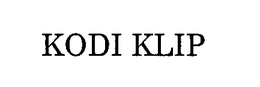 KODI KLIP trademark