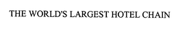 THE WORLD'S LARGEST HOTEL CHAIN trademark
