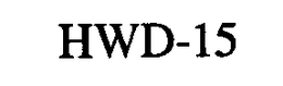 HWD-15 trademark