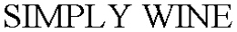 SIMPLY WINE trademark