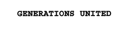 GENERATIONS UNITED trademark