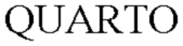 QUARTO trademark
