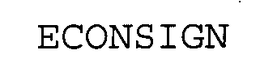 ECONSIGN trademark