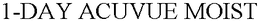 1-DAY ACUVUE MOIST trademark