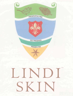 LINDI SKIN PRESERVATIVE FREE SELF PRESERVED PARABEN FREE trademark