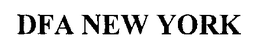 DFA NEW YORK trademark