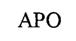 APO trademark