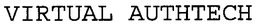 VIRTUAL AUTHTECH trademark