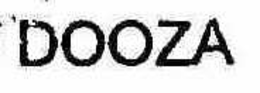 DOOZA trademark