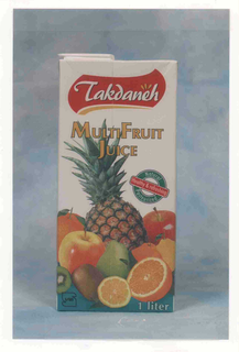 TAKDANEH MULTIFRUIT JUICE NATURAL PASTURIZED HEALTHY & REFRESHING 1 LITER trademark