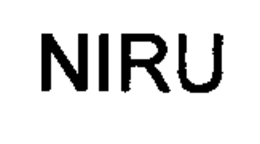 NIRU trademark