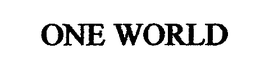 ONE WORLD trademark