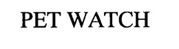 PET WATCH trademark
