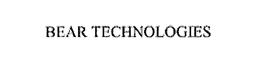 BEAR TECHNOLOGIES trademark