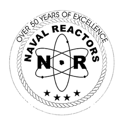 N R NAVAL REACTORS OVER 50 YEARS OF EXCELLENCE trademark