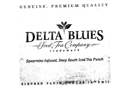 DELTA BLUES ICED TEA COMPANY DEEP SOUTH ICED TEA PUNCH trademark