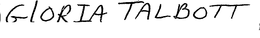 GLORIA TALBOTT trademark