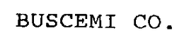 BUSCEMI CO. trademark