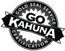 GO KAHUNA GOLD SEAL SERVICE CERTIFICATION trademark