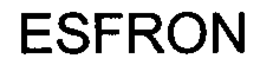 ESFRON trademark