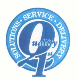 QUALITY 1ST SOLUTIONS · SERVICE · DELIVERY trademark
