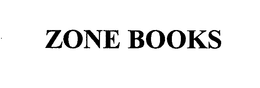 ZONE BOOKS trademark