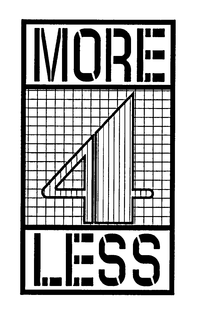 MORE 4 LESS trademark