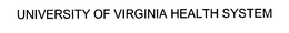UNIVERSITY OF VIRGINIA HEALTH SYSTEM trademark
