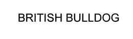 BRITISH BULLDOG trademark