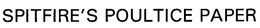 SPITFIRE'S POULTICE PAPER trademark