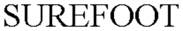 SUREFOOT trademark