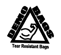 DEMO BAGS TEAR RESISTANT BAGS trademark