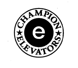 E CHAMPION ELEVATORS trademark