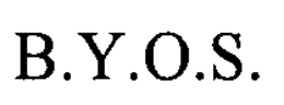 B.Y.O.S. trademark