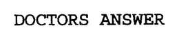 DOCTORS ANSWER trademark