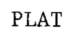PLAT trademark