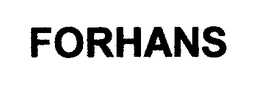 FORHANS trademark